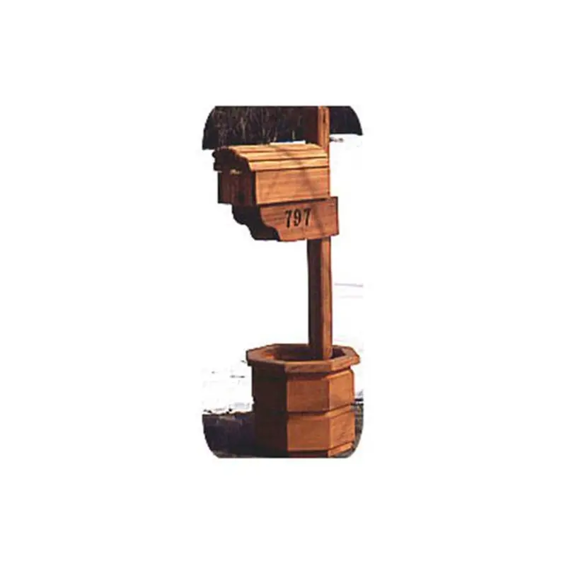 Country-Style Mailbox with Planter Woodworking Plan – Printable PDF