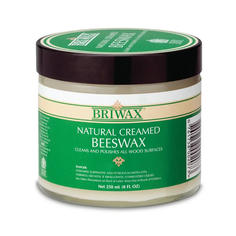 Creamy Natural Beeswax Wood Finish – 8 oz Jar