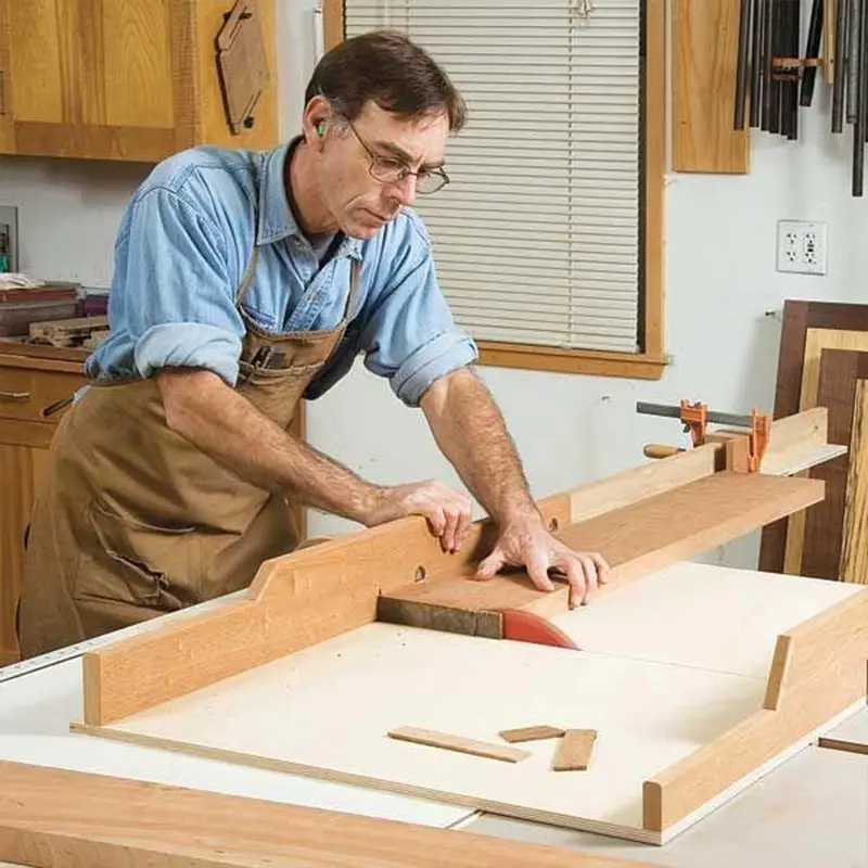 Crosscut Sled Jig Building Plan – Printable Woodworking Project Blueprint