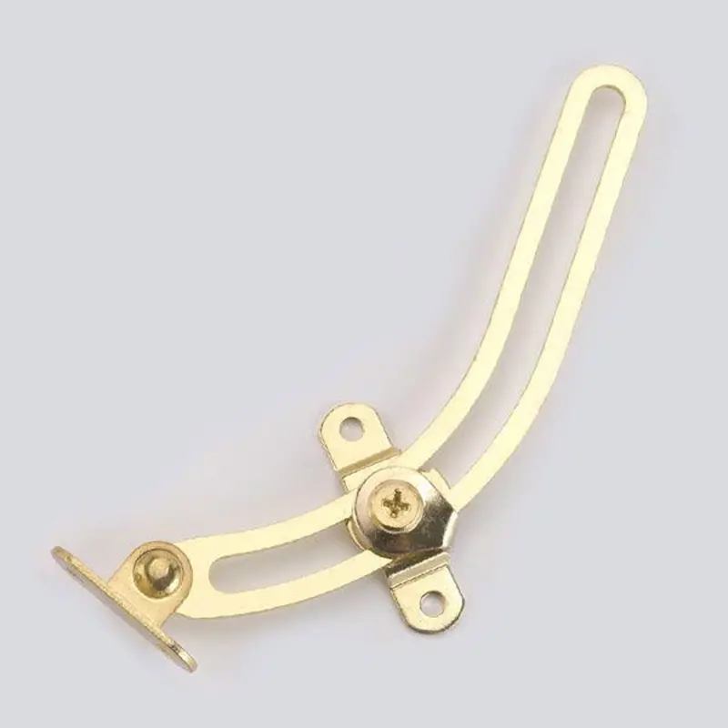 Curved Right-Hand Friction Lid Support with Mounting Screws