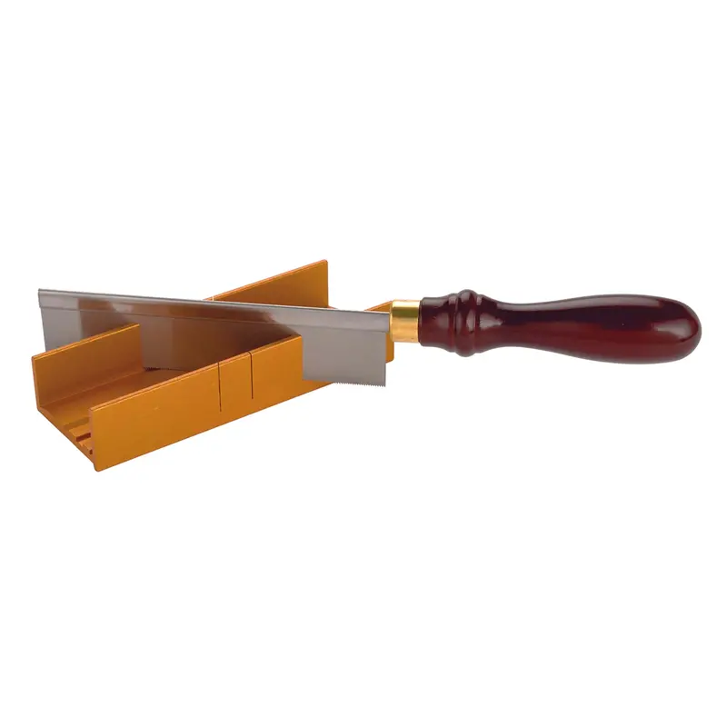 Deluxe Fine-Kerf Razor Saw & Miter Box Combo Set