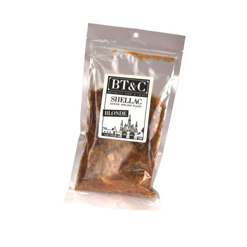 Dewaxed Shellac Flakes or Pellets – ½ lb Bulk for Custom Mixing