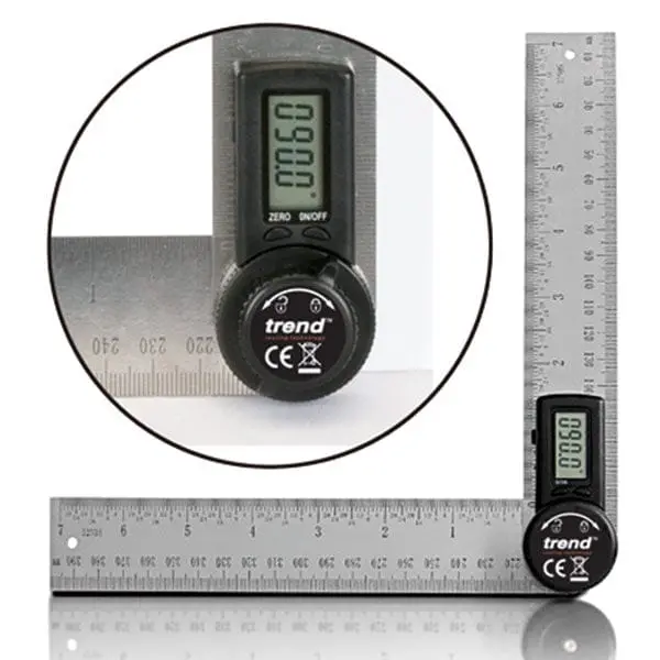 Digital Angle Finder with Lock and Zero-Reset