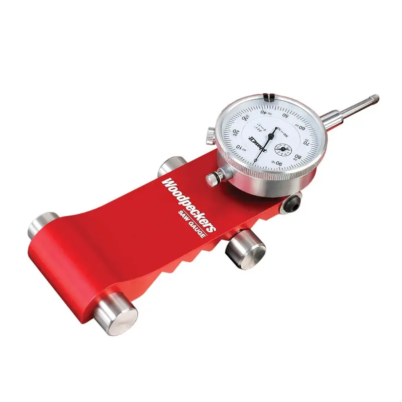 Digital Saw Gauge with Adjustable Dial Indicator for Blade Calibration