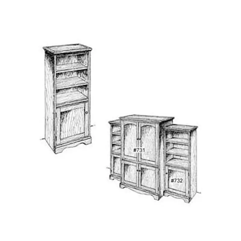 DIY Audio Side Cabinet Woodworking Plan