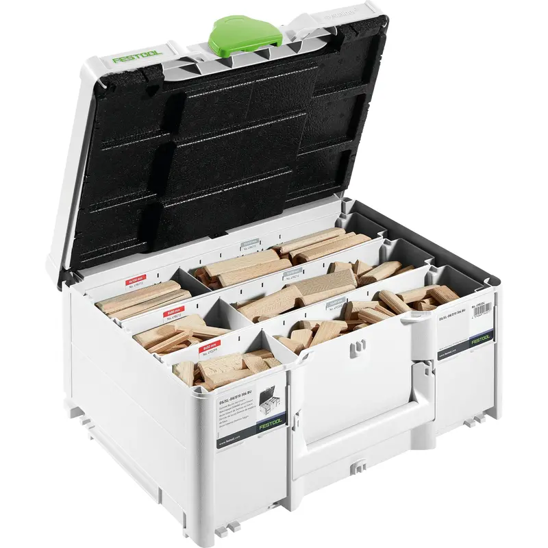 Domino Tenon Cutter Set with Systainer³ – 8 mm and 10 mm Tenons Included