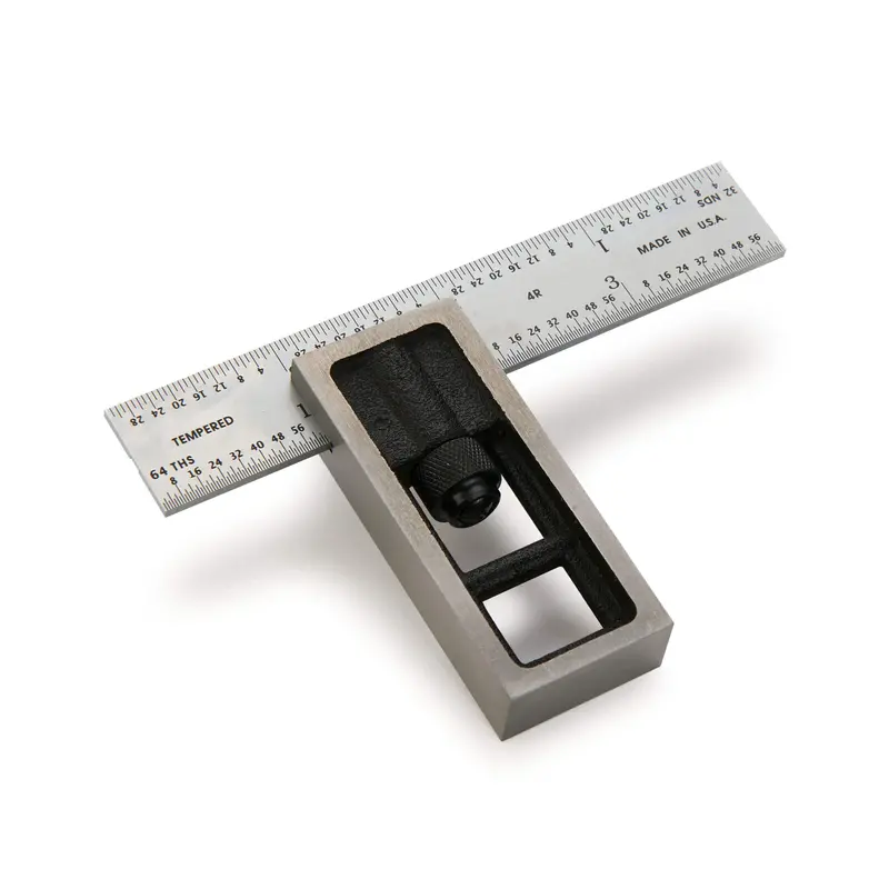 Double-Sided Imperial Square – Dual-Graduated Layout Gauge