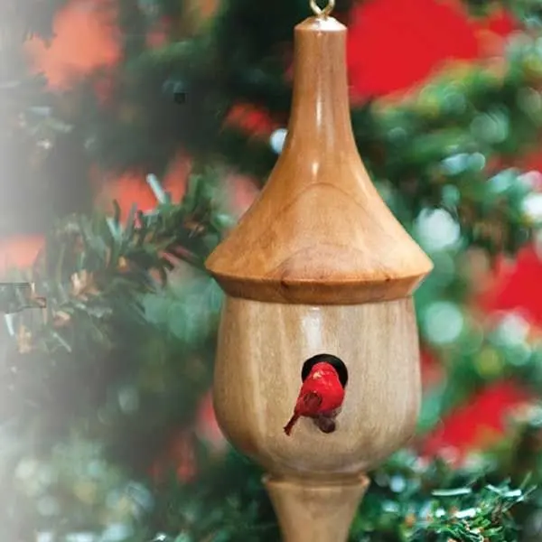 Downloadable Birdhouse Ornament Plan — Turned Wood Design