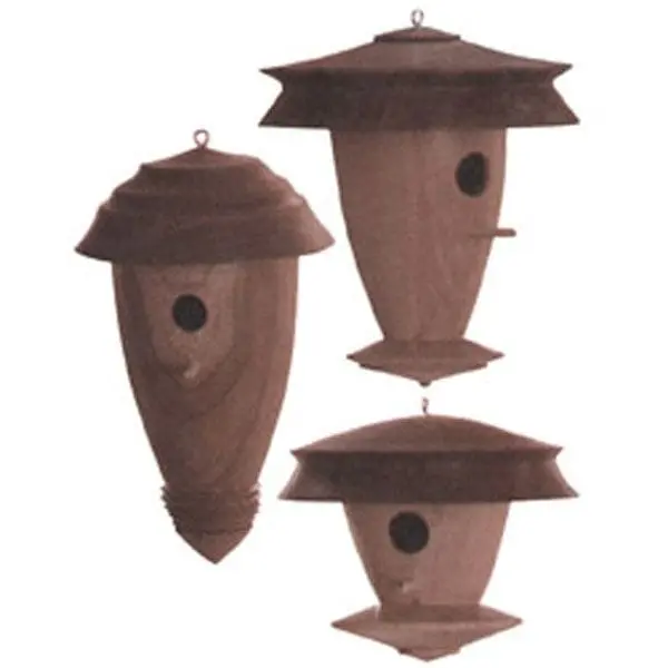Downloadable Birdhouse Plan: Decorative Turned Design