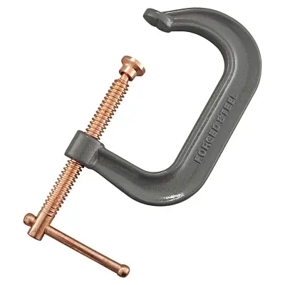 Drop-Forged C-Clamp – 2.25-Inch Throat Depth, 2-Inch Overall Length