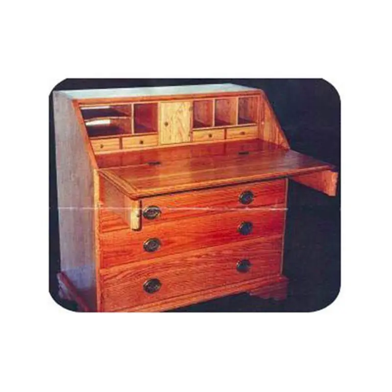 Drop-Front Desk Woodworking Plan – Traditional Design Blueprint