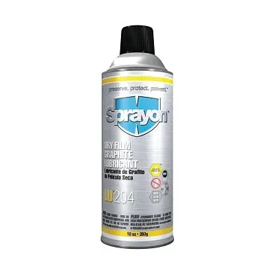 Dry-Film Graphite Lubricant Aerosol – 10 oz Can, High-Temp, Non-Stick Coating