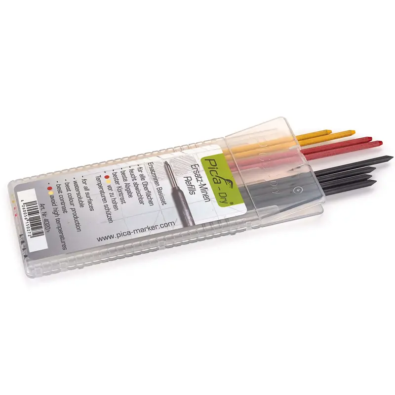 Dry Graphite Refill Pack – 10-Piece Set for Mechanical Pencils