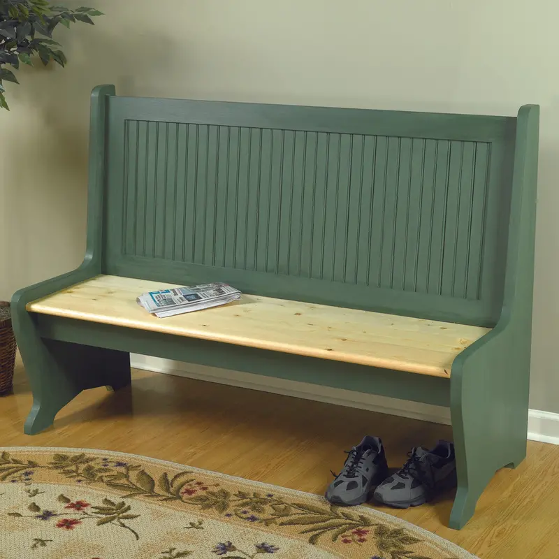 Dual-Purpose Deacon’s Bench Woodworking Plan – Printed Project Guide
