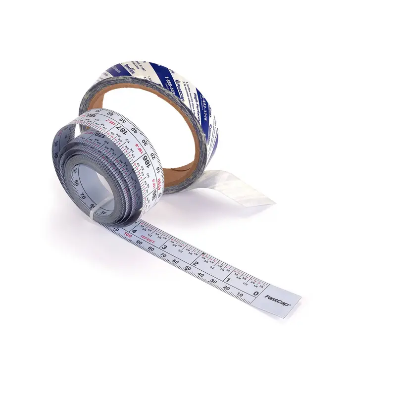 Dual-Scale Reversible Measuring Tape – 16-Foot Self-Adhesive Tape (Metric & Imperial)