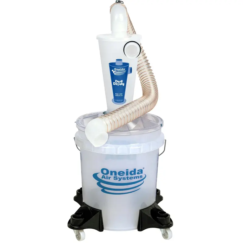 Dust Deputy Deluxe Cyclonic Dust Separator Kit – 5-Gallon Compatible