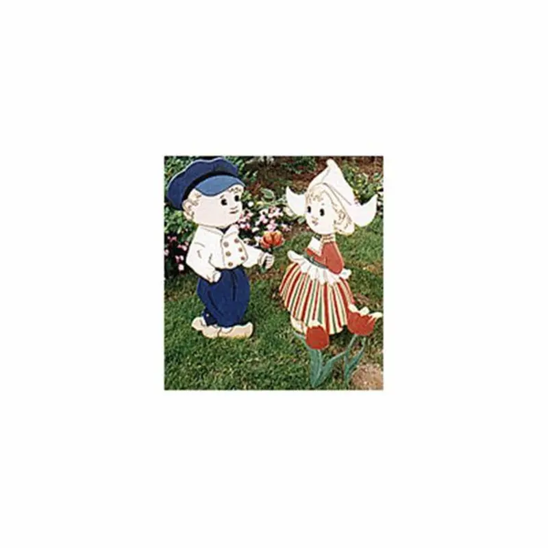 Dutch Boy and Girl Figurines – Folk-Art Inspired Woodcarving Plan