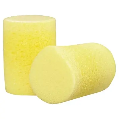 E-A-R Classic Foam Earplugs – Uncorded PVC Design, Yellow, Bulk-Packaged in Poly Bag