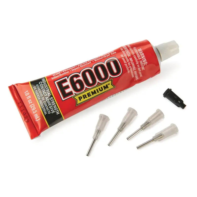 E6000 Clear Industrial Adhesive – 1 oz with Precision Applicator Tips