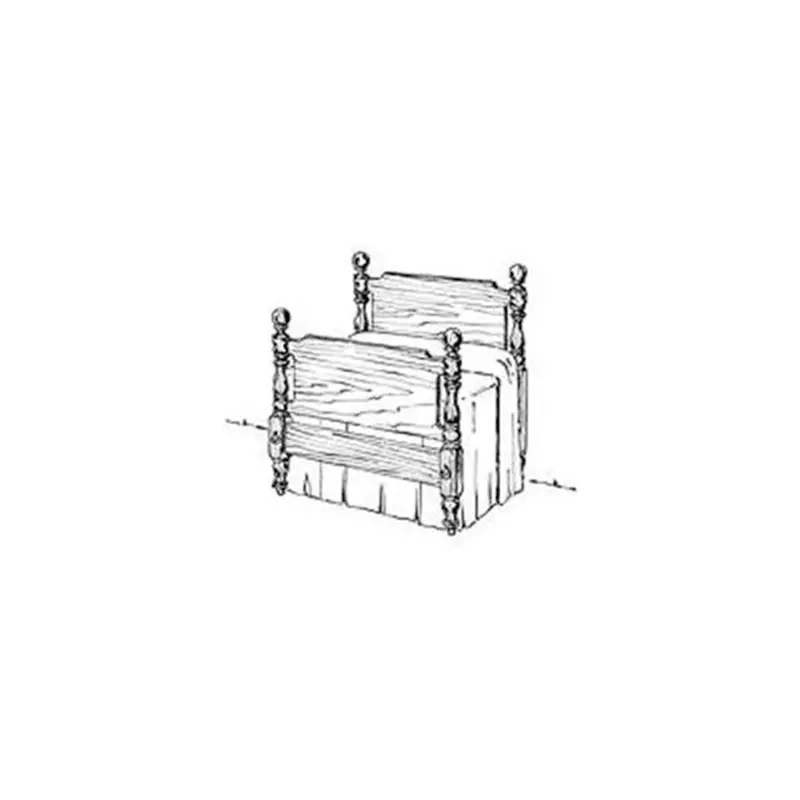 Early American Bed Plan – Authentic Colonial-Style Woodworking Blueprint
