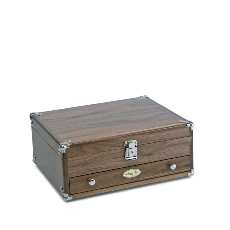 EDC Desktop Case – Natural Walnut Grain (Model 1401)