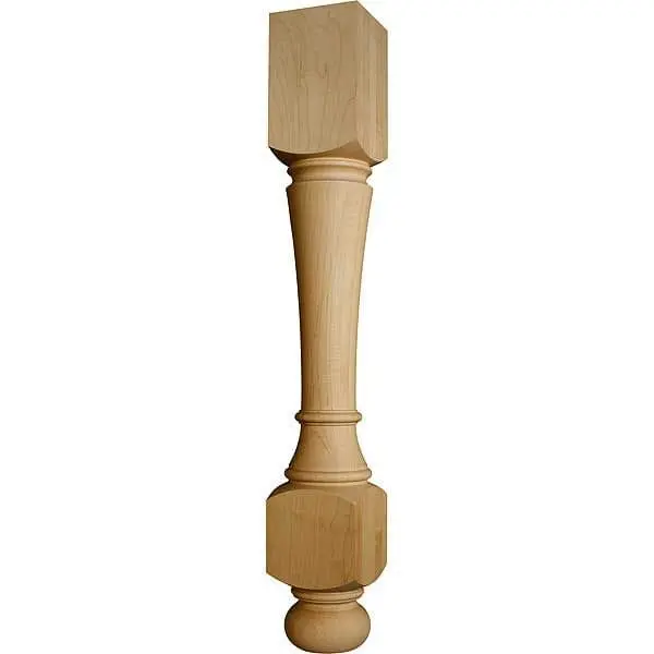 Elizabeth Island Wooden Table Leg
