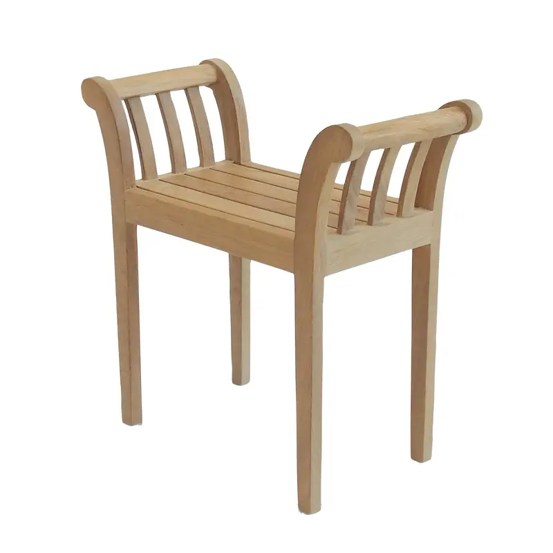 Empire Backless Bench-Stool Featuring Integrated Handles