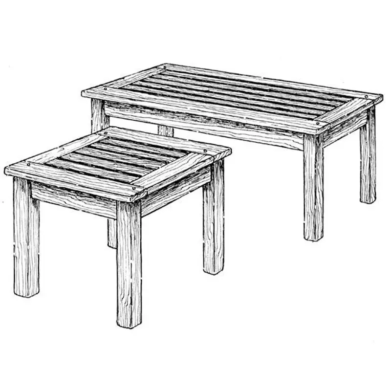 English Garden Table Building Plan – Printable Woodworking Guide