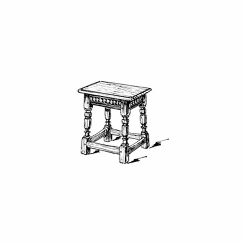 English Joint Stool DIY Woodworking Plan