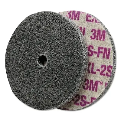 EXL Fine Silicon Carbide Deburring Wheel – 3″ Diameter × 3/8″ Arbor, 12,100 RPM Rated
