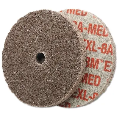 EXL Unitized Aluminum Oxide Deburring Wheel – 3″ x 1/4″, Medium Grit, 18,100 RPM Rated
