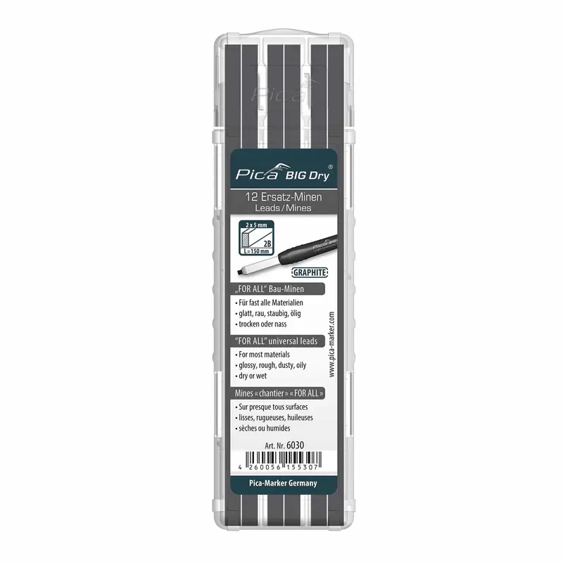 Extra-Thick Dry Graphite Refills (12-Pack)