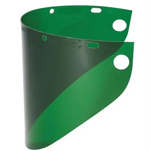 Fibre-Metal 4178 Dark Green Faceshield Window – 0.060 Inch, 8 x 16.5 Inches