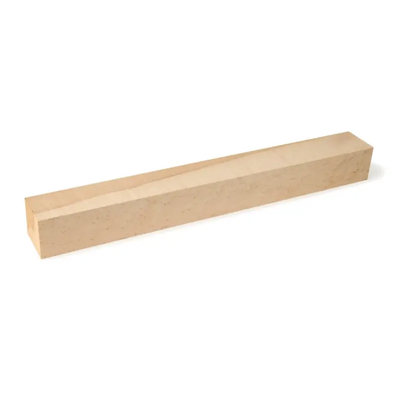 Figured Maple Billet – 1.5″ × 1.5″ × 14″ for Turning or Specialty Projects