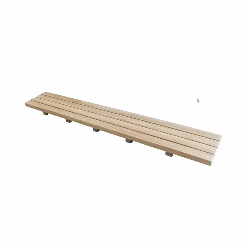 Fiji Adjustable Tub Seat and Caddy – 44-Inch with Four Wooden Slats