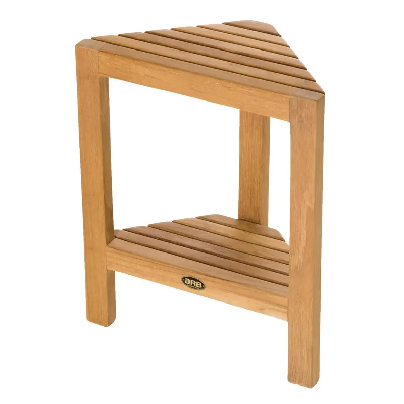 Fiji Corner Footrest with Integrated Shelf – 15″ (37 cm)