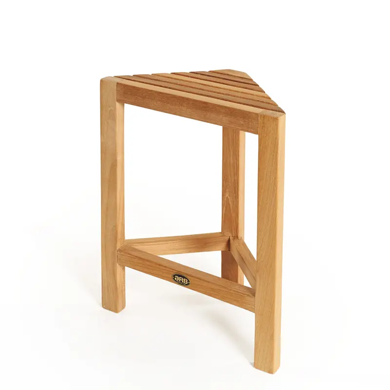 Fiji Corner Shaving Footstool — Ergonomic 20″ Height Design