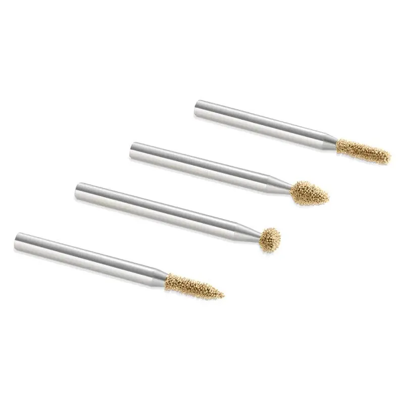 Fine-Cut Detail Rotary Burr Set – 1/8″ Shank, 4-Piece Kit
