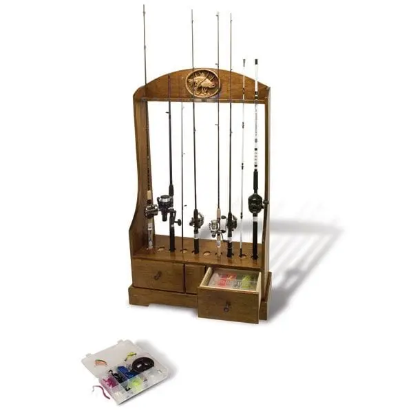Fishing Rod, Reel & Tackle Organizer – Digital Build Plan