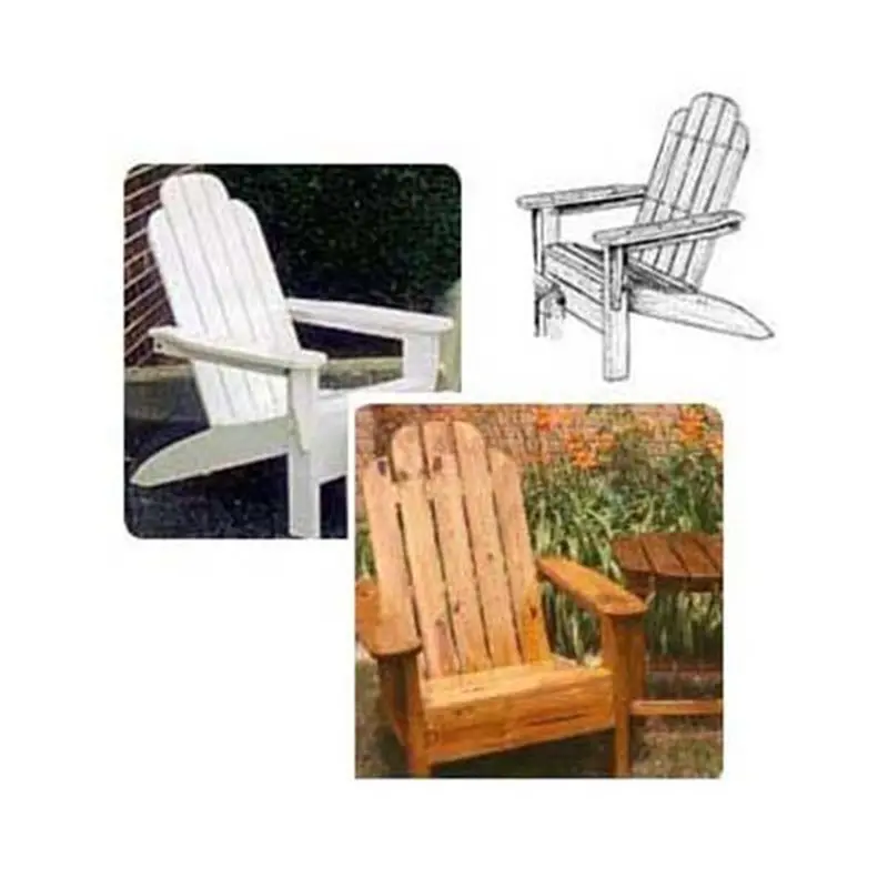 Folding Adirondack Chair DIY Plan for Outdoor Use