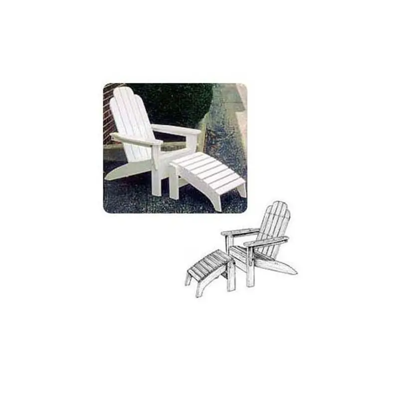 Folding Lounge Chair with Footrest Plan
