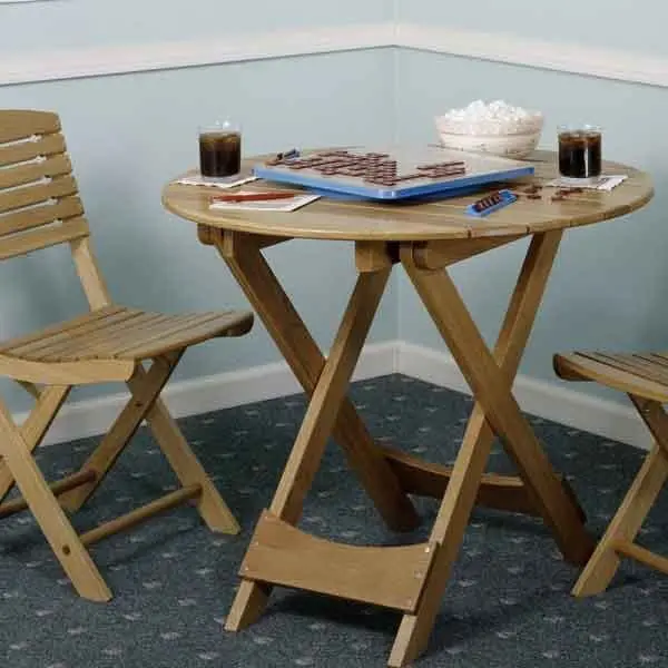 Folding Table Construction Plan – DIY Wooden Project Paper Guide