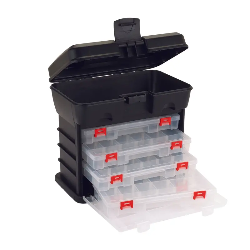 Four-Drawer Storage Organizer – Compact Desktop Unit