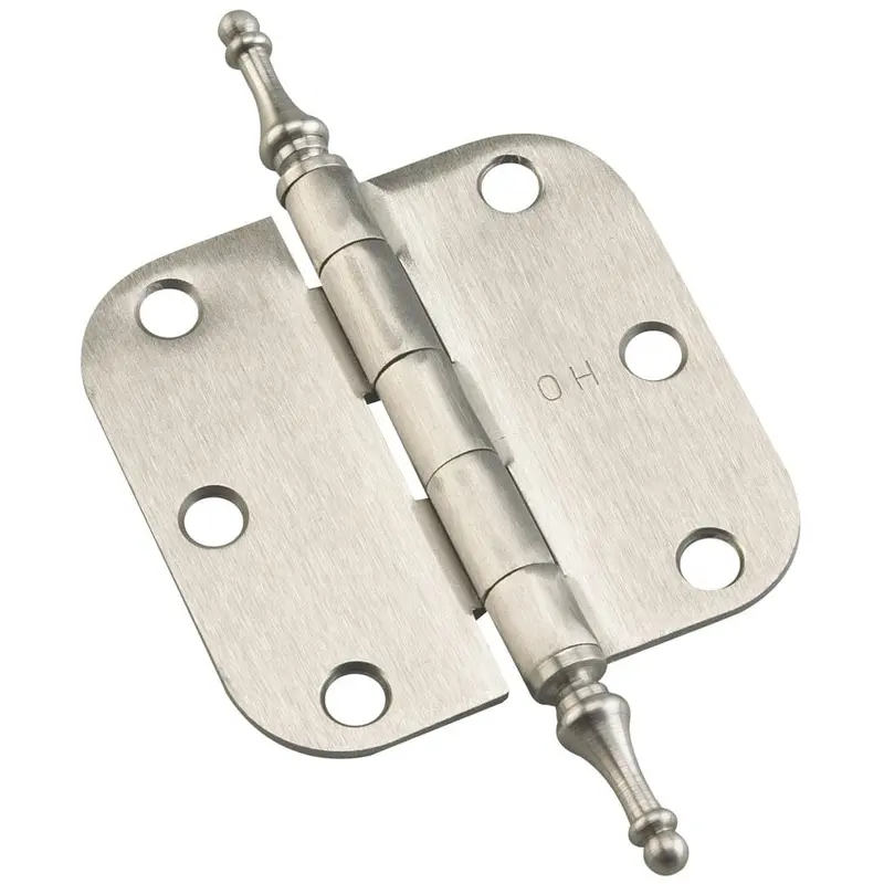 Full-Mortise Butt Hinge with Steeple Tips – 3″ x 5/8″ Radius Edge Profile
