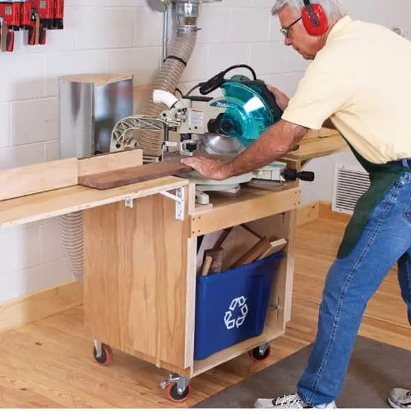 Full-Service Miter Saw Stand – Digital Workshop Plan