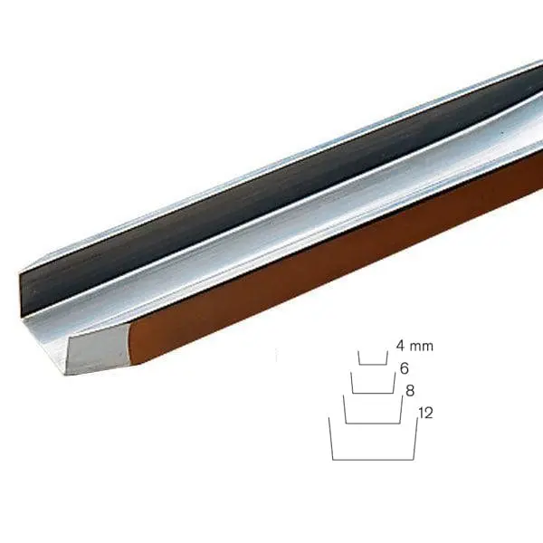 Full-Size #23 Macaroni Gouge — 8 mm Sweep