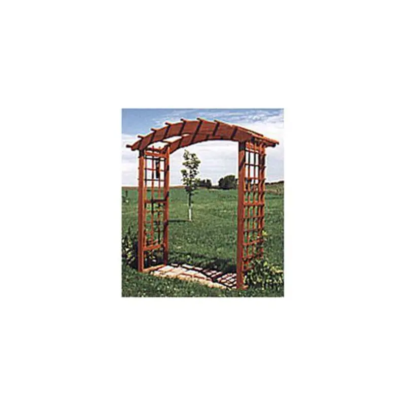 Garden Archway Arbor Construction Plan