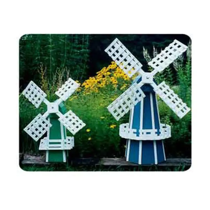 Garden Windmill Plan – Dual-Unit Outdoor Decoration Blueprint