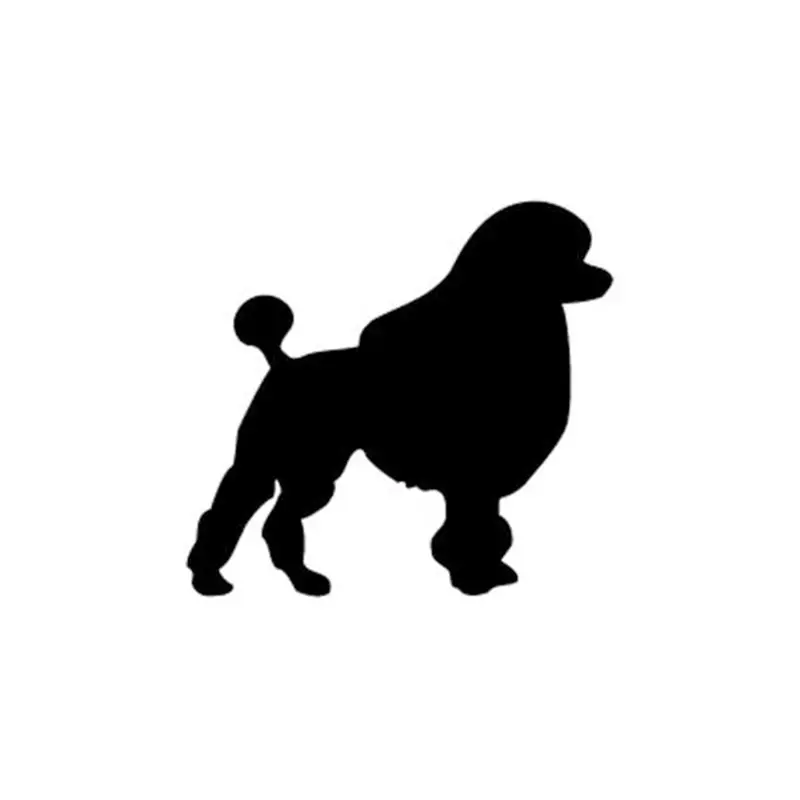 Giant Poodle Shadow Cutout Plan – Wooden Wall Art Pattern