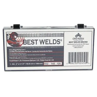 Glass Inspection Magnifier Plate – 2″ × 4.25″, +1.25 Diopter, Optical Clarity
